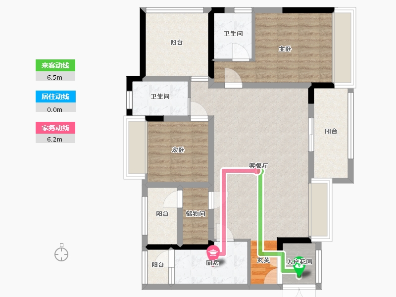 四川省-成都市-华熙LIVE528-94.53-户型库-动静线