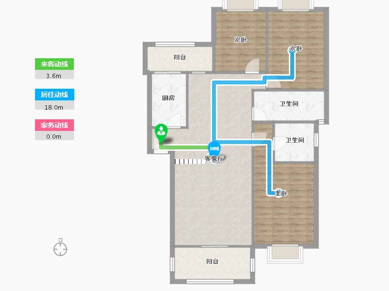 四川省-成都市-溢阳绿城-112.82-户型库-动静线