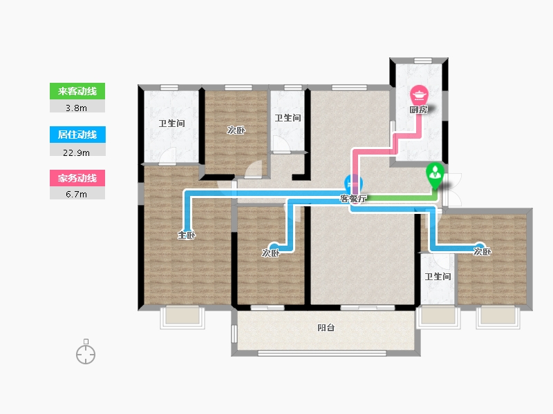 江苏省-连云港市-灌南碧桂园-153.01-户型库-动静线