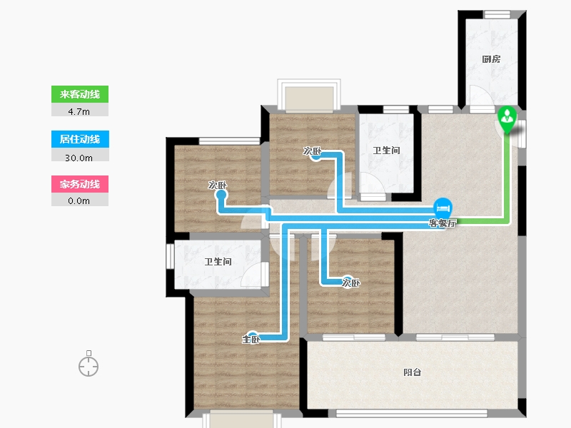 江苏省-常州市-路劲城市印象-95.03-户型库-动静线