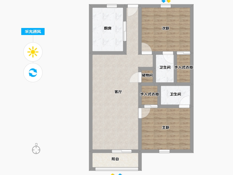 Florida-Broward-Viewmax Apartments-77.97-户型库-采光通风