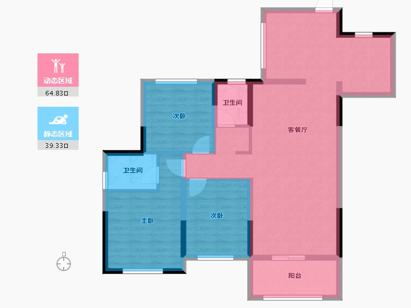 广西壮族自治区-柳州市-通建・中天城-93.07-户型库-动静分区