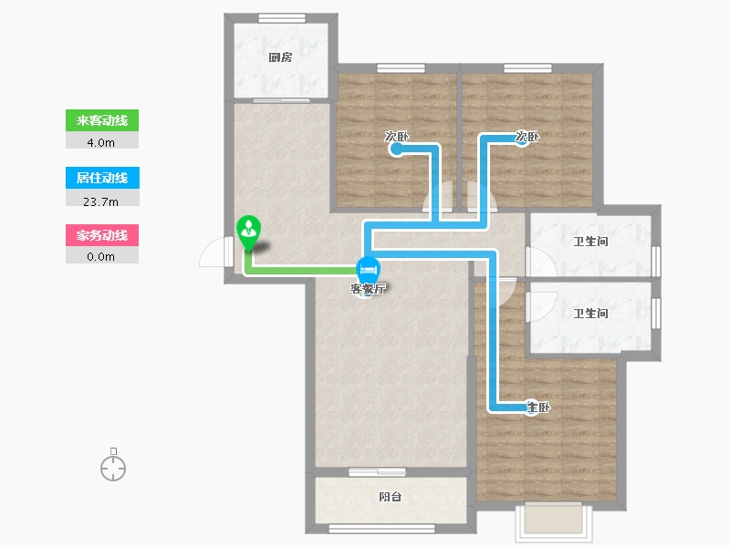 安徽省-滁州市-亿升观天下-101.07-户型库-动静线