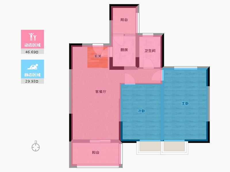 四川省-成都市-百郦锦城-67.78-户型库-动静分区