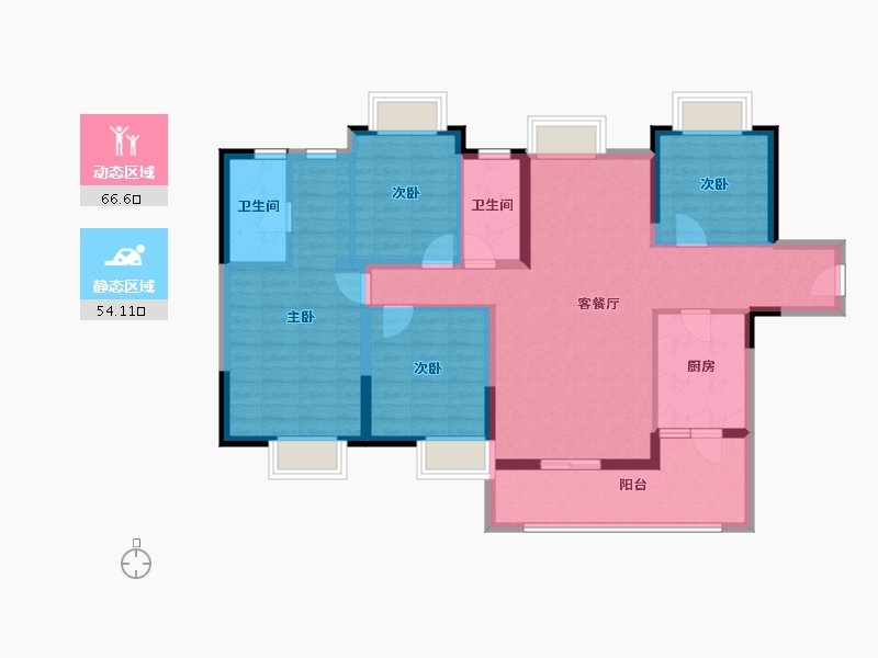 广东省-惠州市-万象天汇-107.88-户型库-动静分区