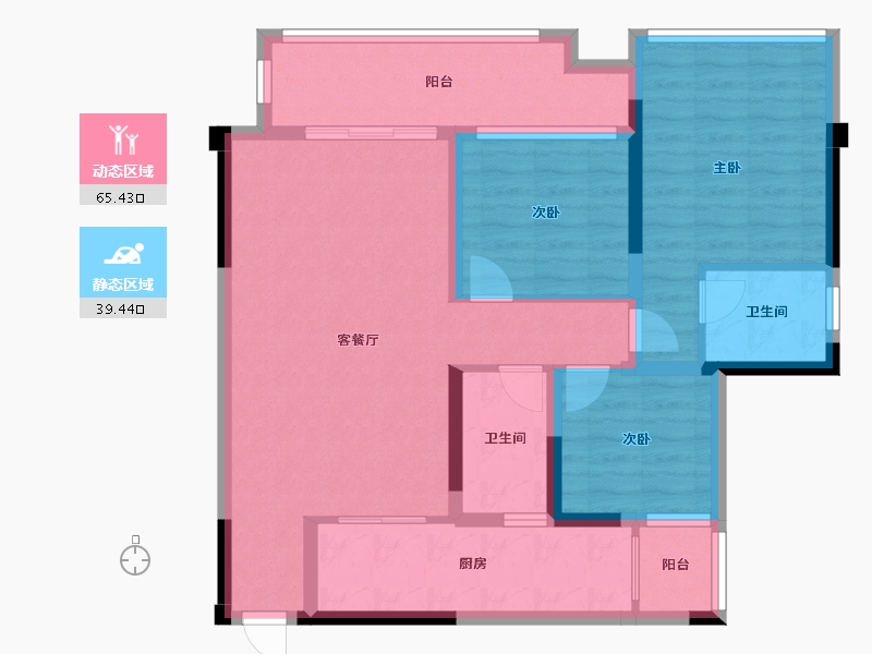 四川省-达州市-明月华府-92.79-户型库-动静分区