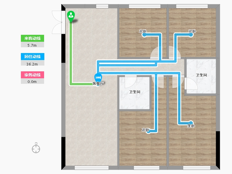 四川省-成都市-景茂誉府-96.23-户型库-动静线