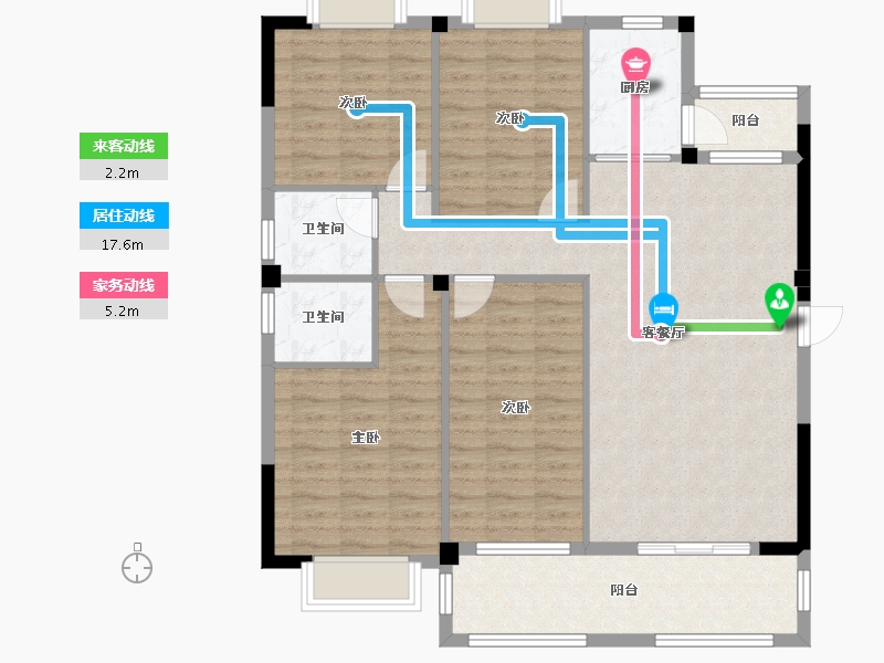 四川省-德阳市-中乾世纪城-109.39-户型库-动静线