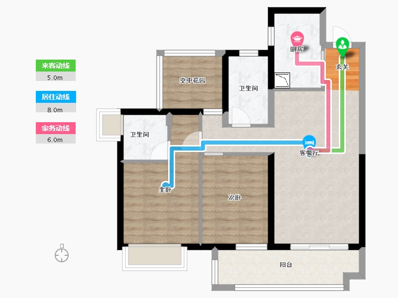 广东省-湛江市-保利・海上大都汇-75.19-户型库-动静线