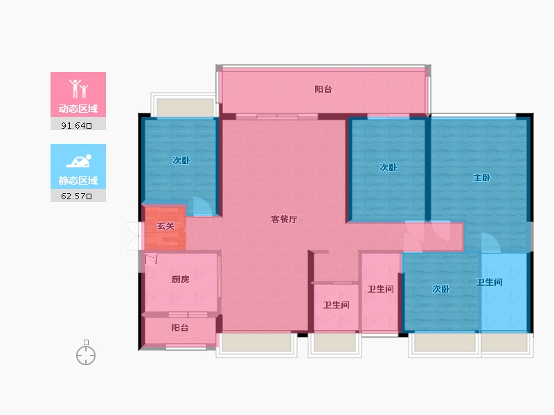 广东省-湛江市-湛江招商国际邮轮城-139.20-户型库-动静分区