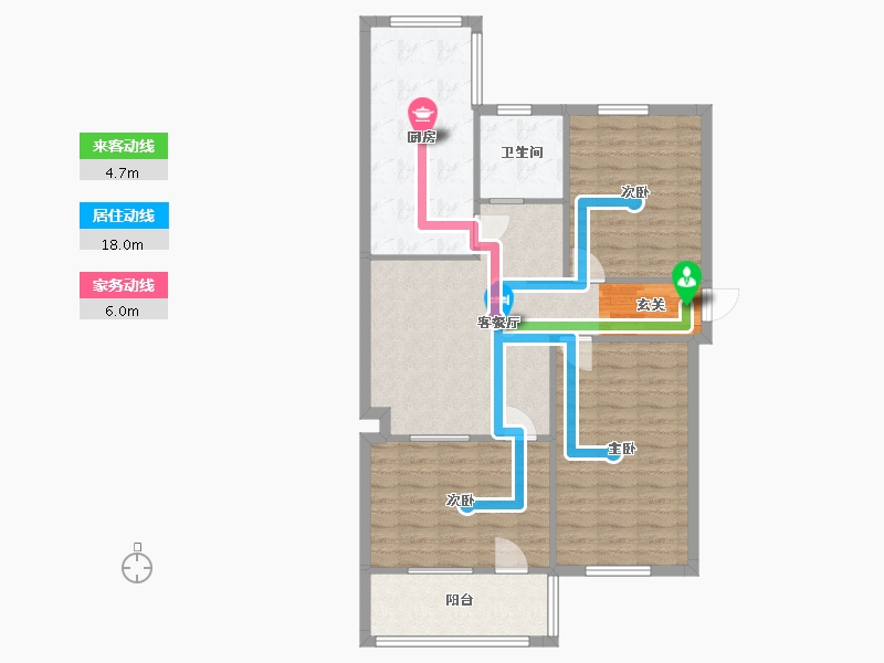 山东省-济南市-段北东路2号-92.24-户型库-动静线