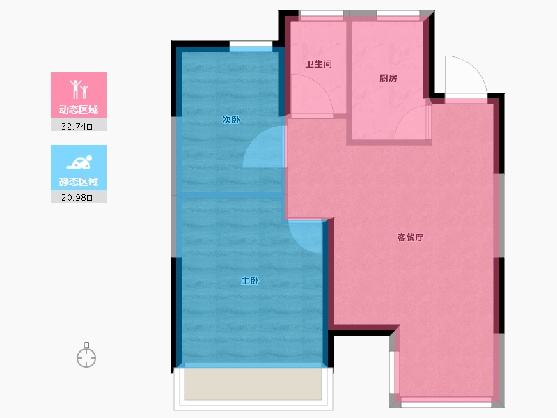 江苏省-徐州市-鱼先生社区-48.00-户型库-动静分区