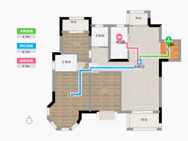 江西省-南昌市-中大府-85.83-户型库-动静线