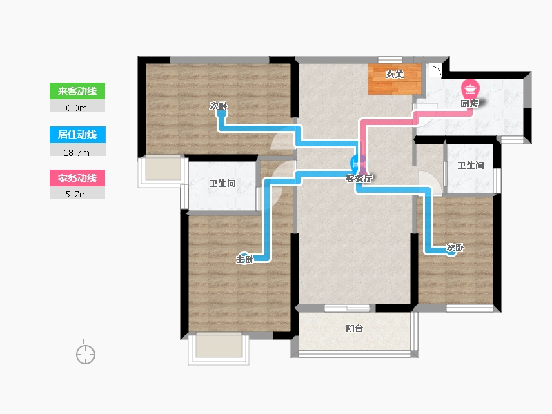 湖南省-长沙市-中建悦和城-87.19-户型库-动静线