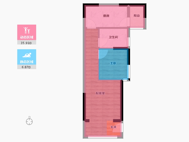 湖南省-长沙市-湘潭恒大养生谷-37.33-户型库-动静分区