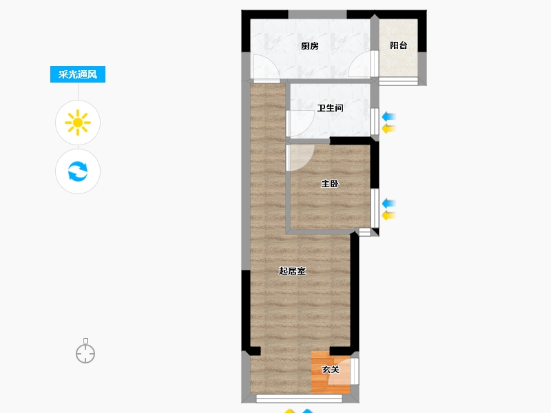 湖南省-长沙市-湘潭恒大养生谷-37.33-户型库-采光通风