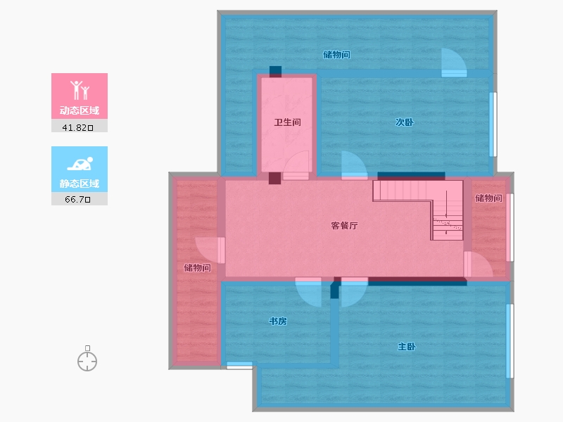 云南省-昭通市-红星美凯龙-94.63-户型库-动静分区