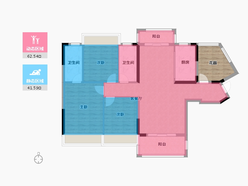 广西壮族自治区-来宾市-河西-101.76-户型库-动静分区