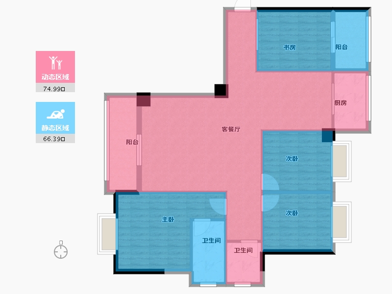 福建省-泉州市-花园小区-129.00-户型库-动静分区