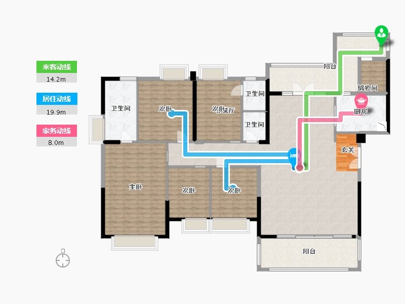 河南省-平顶山市-华讯大宅-209.84-户型库-动静线