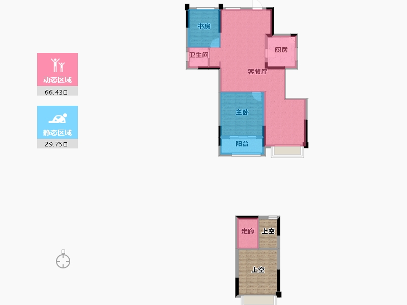 浙江省-台州市-伟星金盘府-103.45-户型库-动静分区