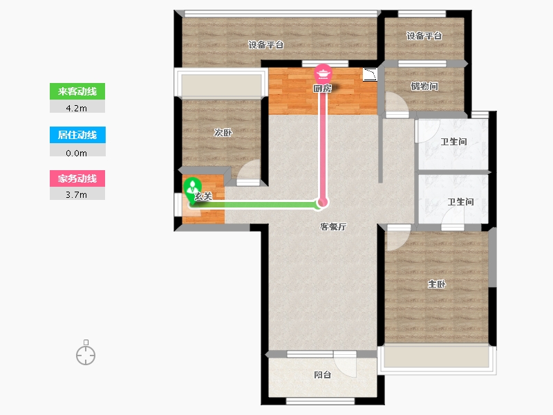 宁夏回族自治区-银川市-中海国际社区-98.66-户型库-动静线