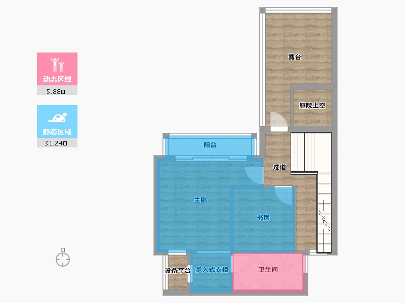 广西壮族自治区-南宁市-上林院子-61.06-户型库-动静分区