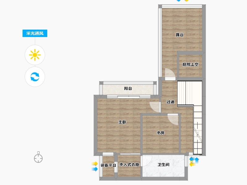 广西壮族自治区-南宁市-上林院子-61.06-户型库-采光通风