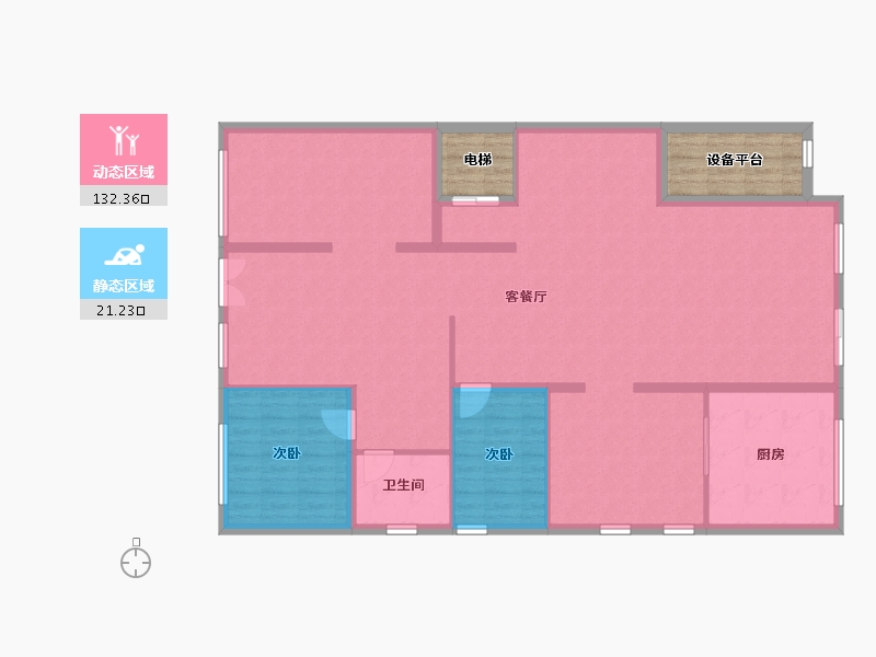 广东省-惠州市-东方新城别墅-150.90-户型库-动静分区