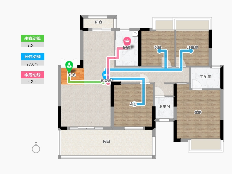 广西壮族自治区-南宁市-中建邕和府-103.78-户型库-动静线