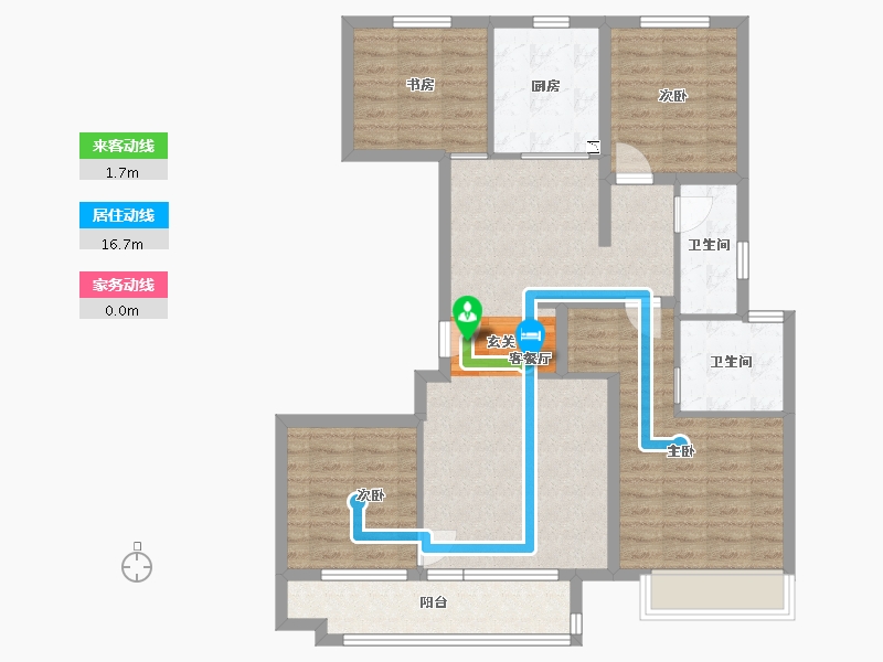 山东省-青岛市-金茂智慧国际城-97.59-户型库-动静线