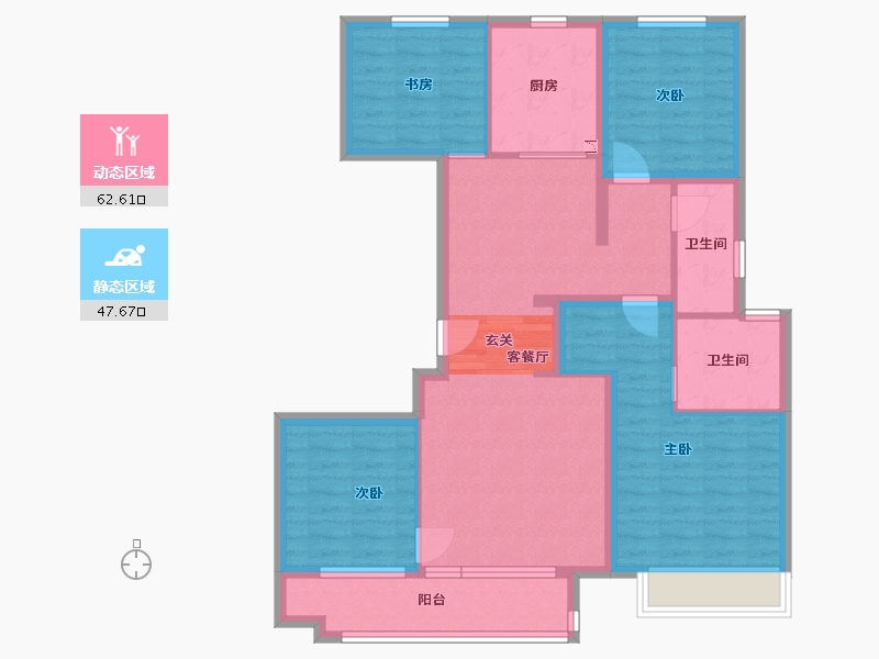 山东省-青岛市-金茂智慧国际城-97.59-户型库-动静分区