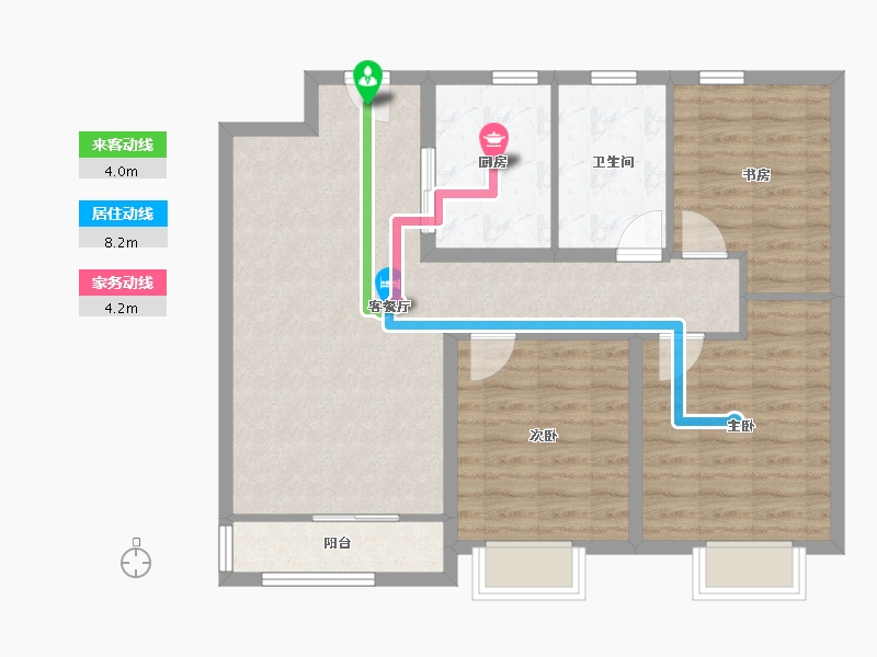 山东省-青岛市-中欧国际城-86.16-户型库-动静线