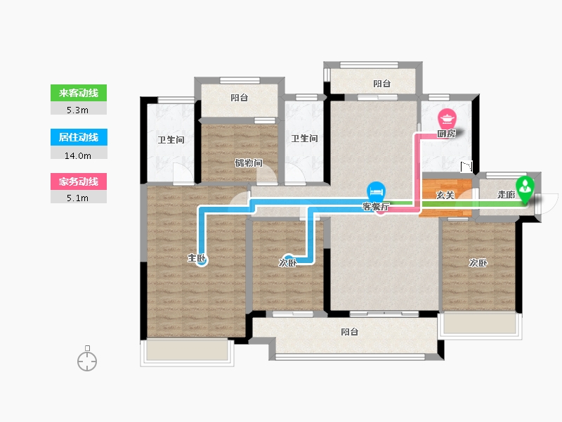 广东省-佛山市-新城�Z城-114.13-户型库-动静线