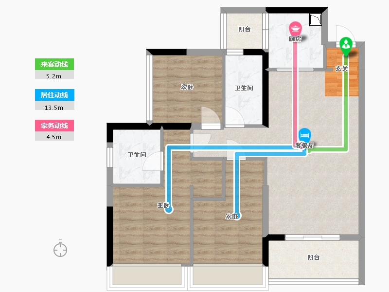 广东省-佛山市-电建地产・�吃冒氲�-83.49-户型库-动静线