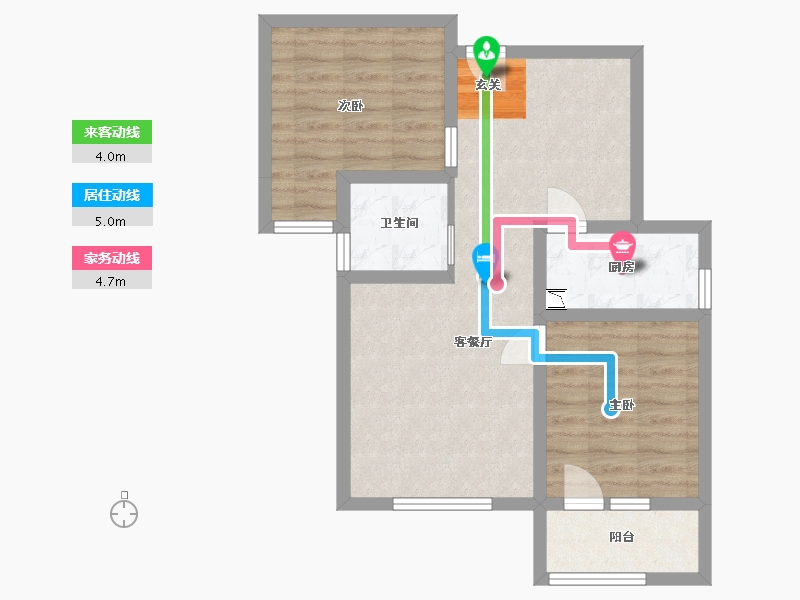 河北省-石家庄市-万德华府-63.62-户型库-动静线