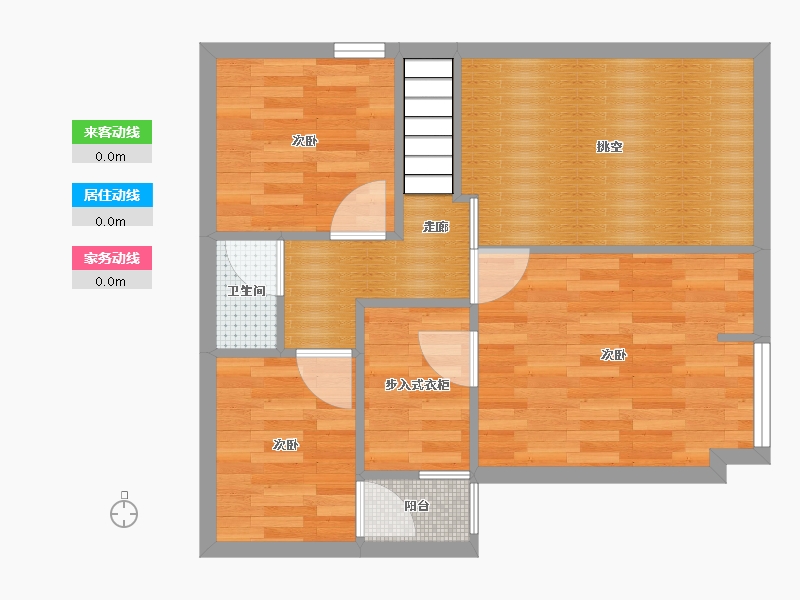 四川省-成都市-蜀都花园-53.79-户型库-动静线