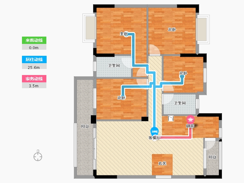 广西壮族自治区-桂林市-江岸明珠-118.19-户型库-动静线