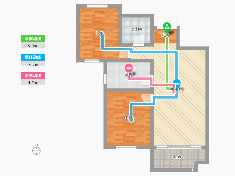 山东省-青岛市-新城海韵名邦-79.00-户型库-动静线