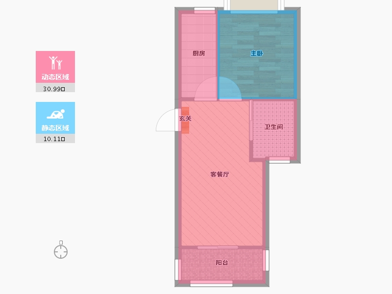 上海-上海市-保利叶语-西区-36.02-户型库-动静分区