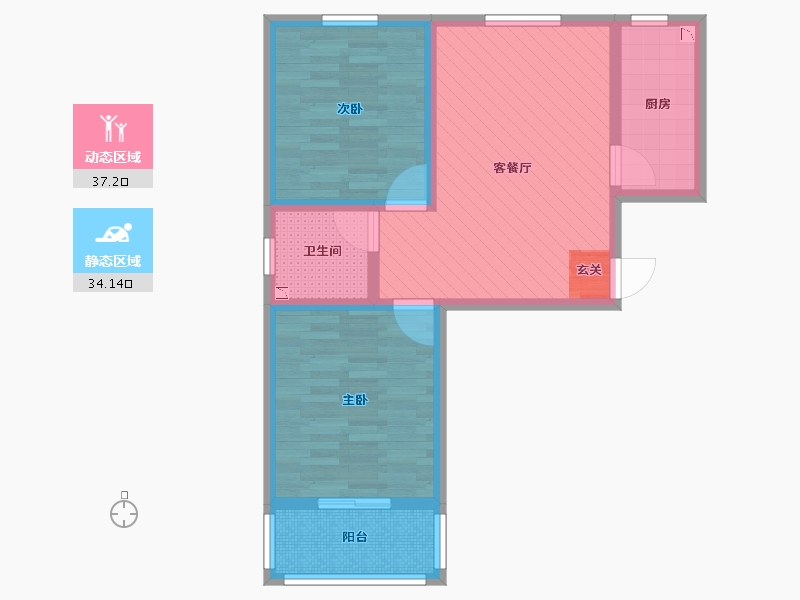 河南省-平顶山市-化肥厂高层-61.80-户型库-动静分区