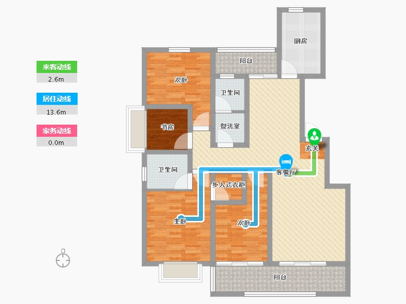 河南省-郑州市-电信小区-105.98-户型库-动静线