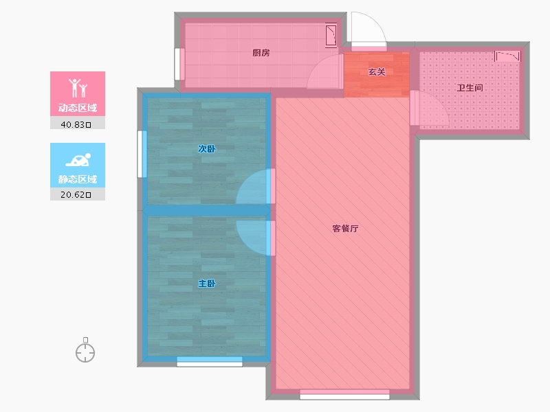 辽宁省-沈阳市-小石城梦想小镇-53.37-户型库-动静分区