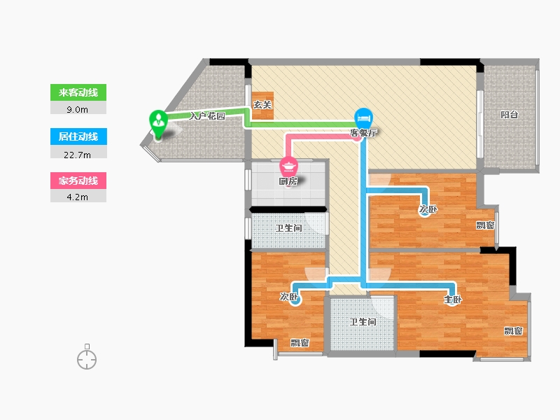 广东省-广州市-南华时代城-104.93-户型库-动静线