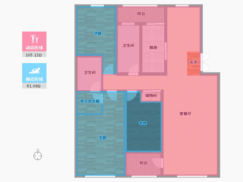 河北省-保定市-东方红城-147.00-户型库-动静分区