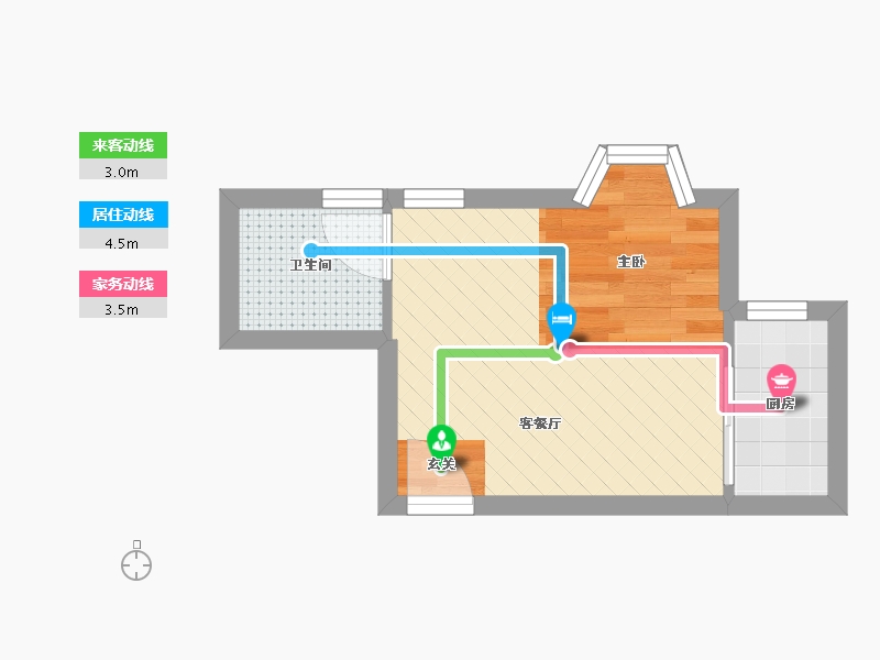 安徽省-合肥市-玫瑰绅城-B5号楼-22.48-户型库-动静线