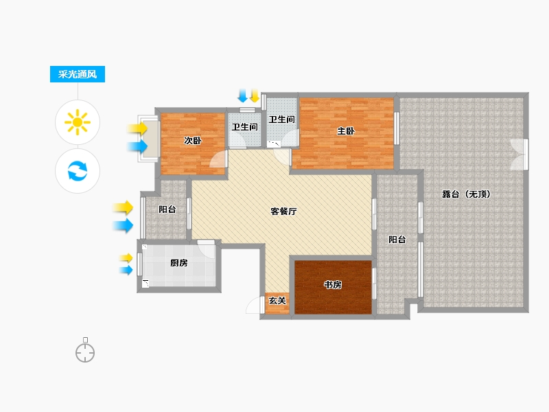 湖北省-恩施土家族苗族自治州-龙凤生态城-162.11-户型库-采光通风