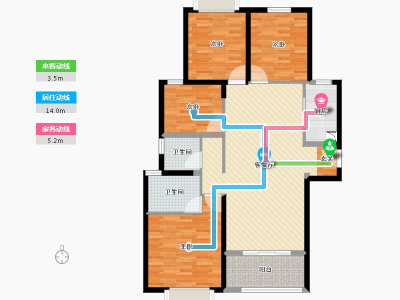 福建省-泉州市-石狮世贸四期-97.12-户型库-动静线