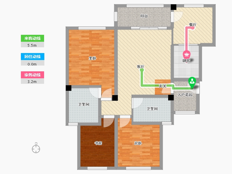 四川省-成都市-炜岸城-102.11-户型库-动静线