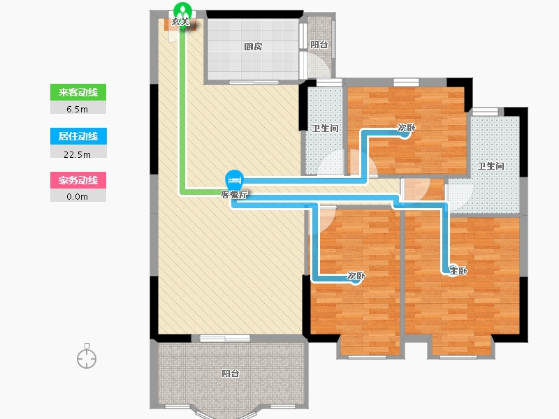 广东省-惠州市-金域华府-102.03-户型库-动静线